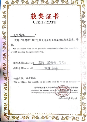 經(jīng)管學(xué)院學(xué)子在2017&ldquo;學(xué)創(chuàng)杯&rdquo;全國大學(xué)生創(chuàng)業(yè)綜合模擬大賽江西省賽中喜獲佳績